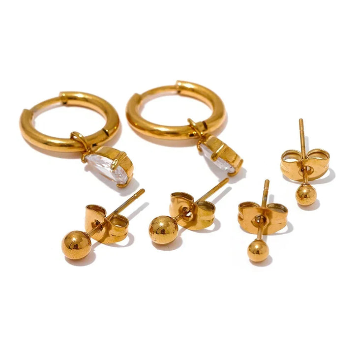 Crystal Rain Earrings - TM & CO. JEWELS 