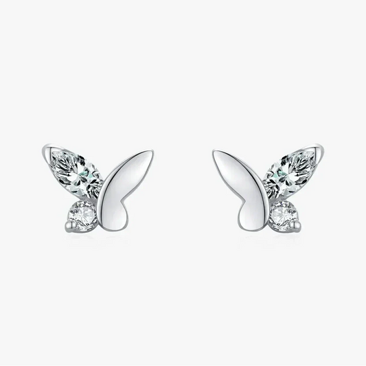 Butterfly Whispers Stud Earrings - TM & Co. Jewels
