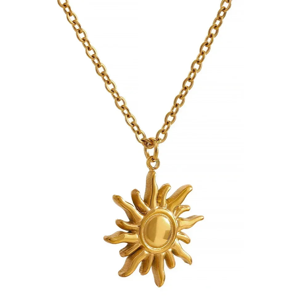 Sunrise Glow Stainless Necklace - TM & Co. Jewels