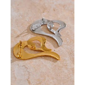 Classic Heart Brooch - TM & CO. JEWELS 