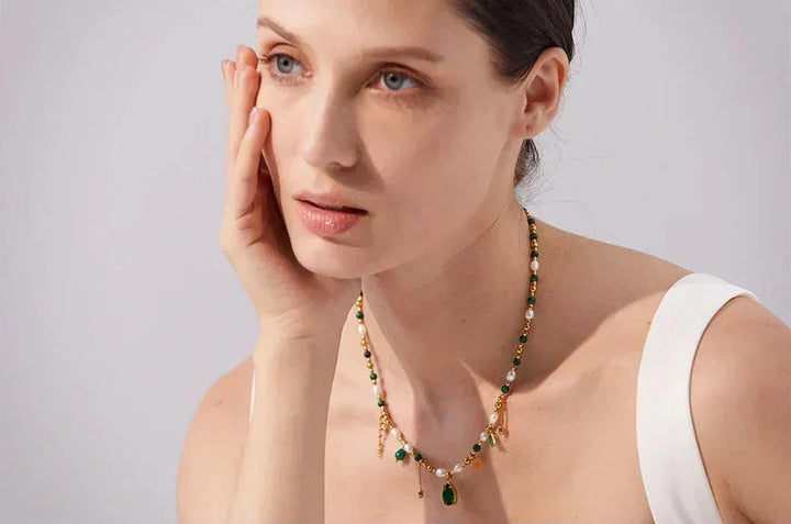 Mirage Green Zircon Collar - TM & CO. JEWELS 