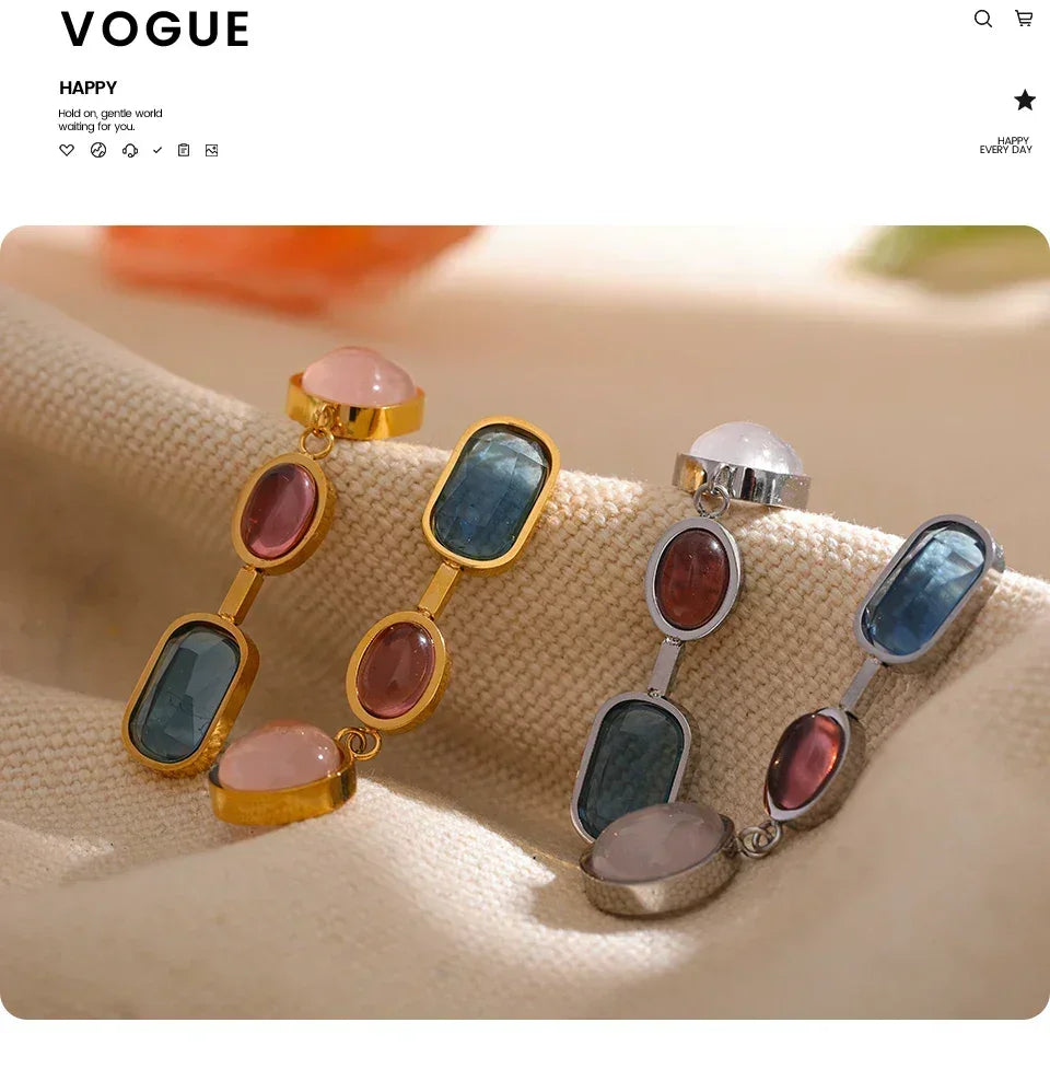 Chic Stone Geometrics - TM & Co. Jewels