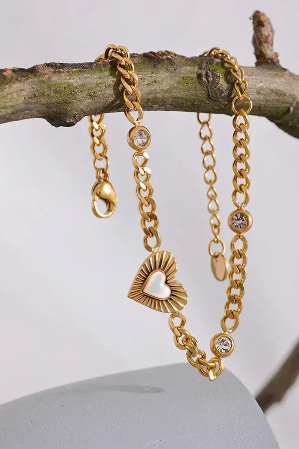 Mermaid Luxe CZ Shell Bracelet - TM & Co. Jewels