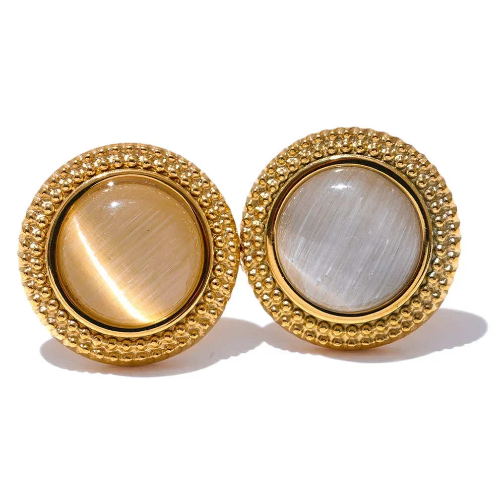 Harmony Stone Studs - TM & Co. Jewels
