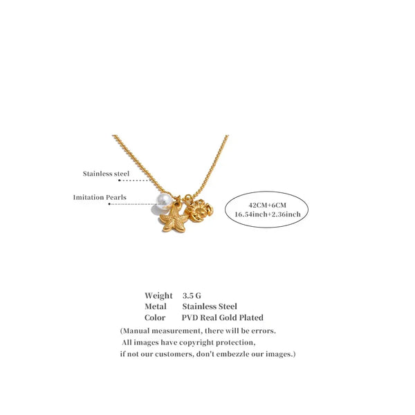 Seaside Charm Necklace - TM & CO. JEWELS 
