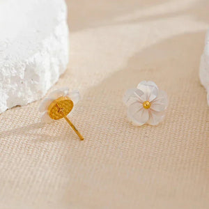Shell Petal Earrings - TM & Co. Jewels