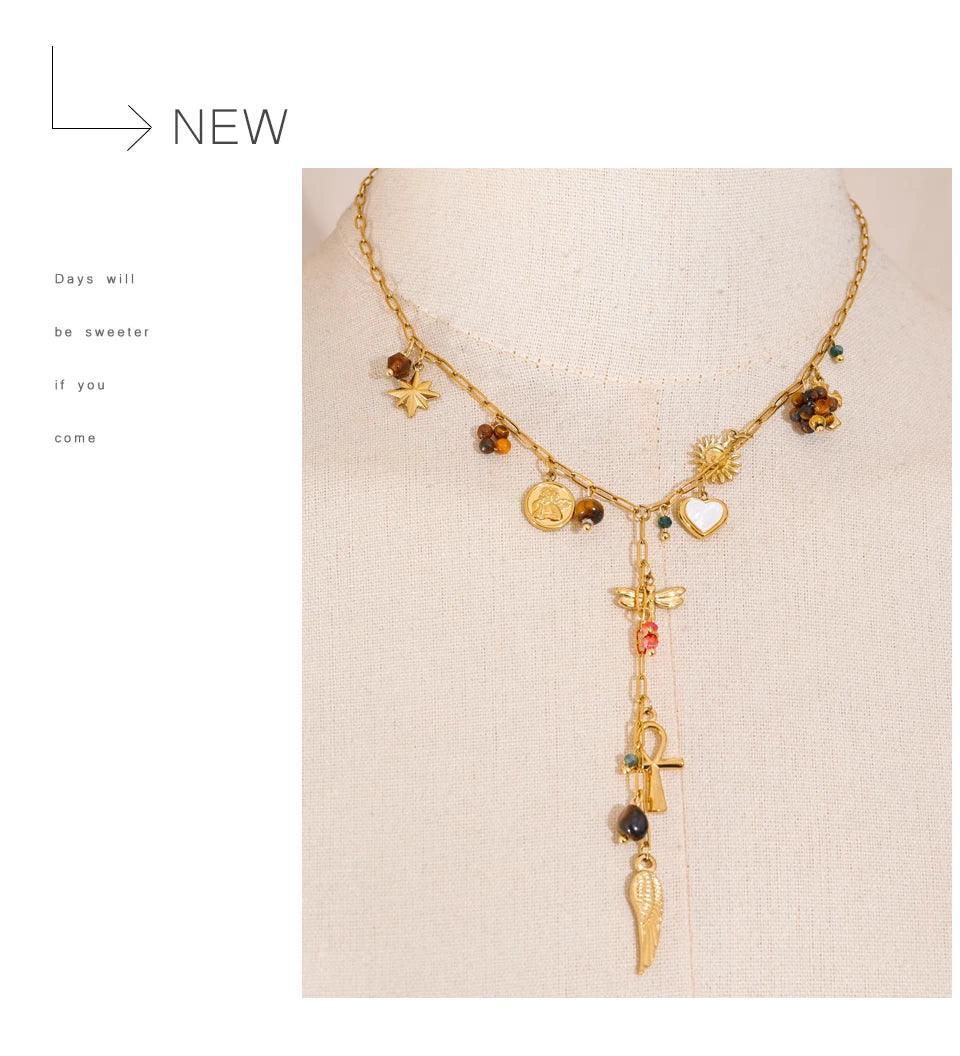 Eclectic Belief Necklace - TM & CO. JEWELS 