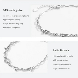 Pure Heart Sparkle Bracelet - TM & CO. JEWELS 