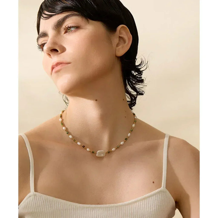 Terra Pearl Necklace - TM & CO. JEWELS 