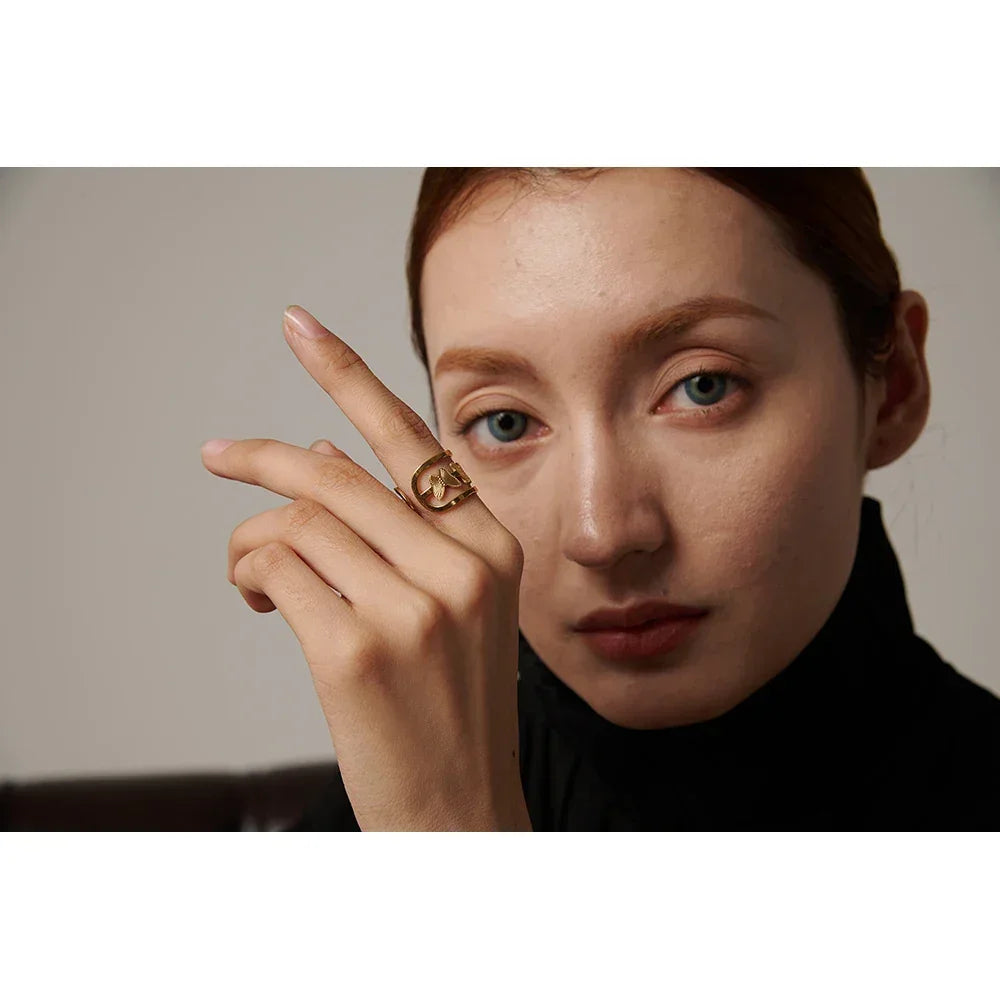 Gilded Wing Butterfly Ring - TM & Co. Jewels