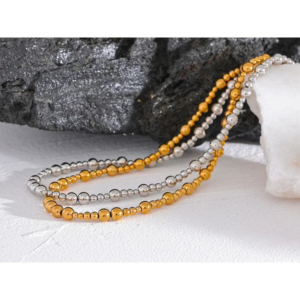 Gleaming Bead Necklace - TM & Co. Jewels