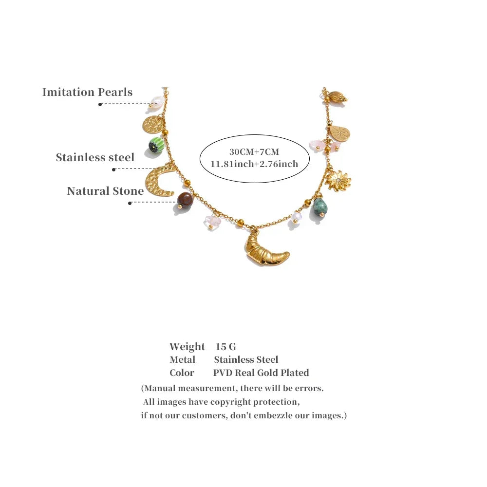 Celestial Garden Necklace - TM & CO. JEWELS 