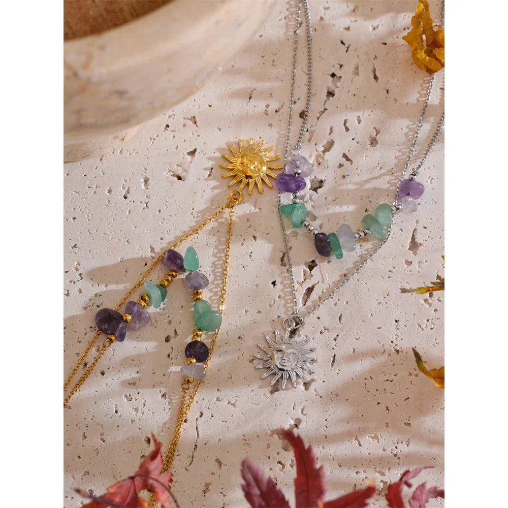 Aura of Sol Necklace - TM & CO. JEWELS 