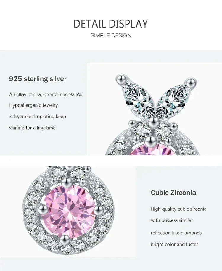 Rosy Glow Earrings - TM & Co. Jewels