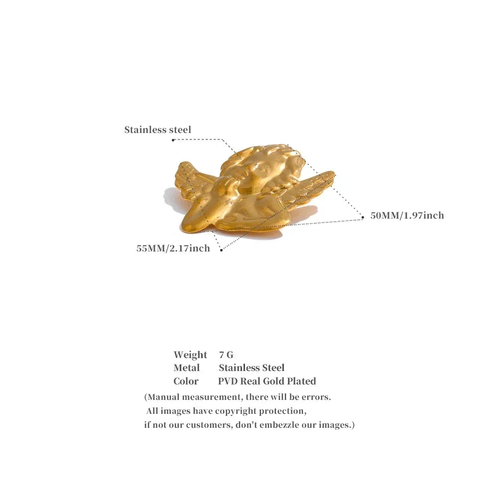 Seraph Portrait Brooch - TM & CO. JEWELS 