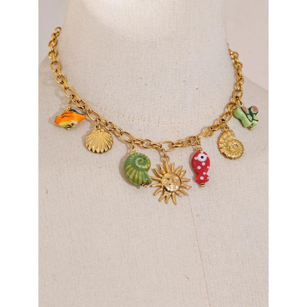 Euphoria Waves Pendant - TM & CO. JEWELS 