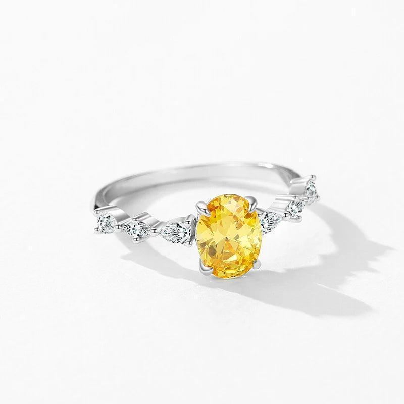 Amber Luxe Engagement Ring - TM & CO. JEWELS 