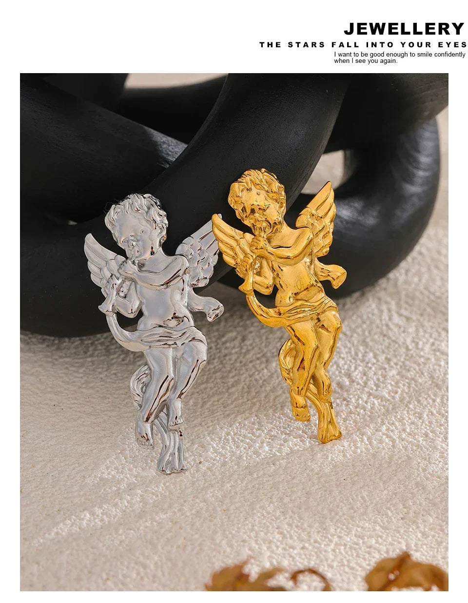 Angelic Trumpet Pin - TM & CO. JEWELS 