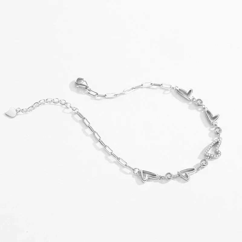 Pure Heart Sparkle Bracelet - TM & CO. JEWELS 
