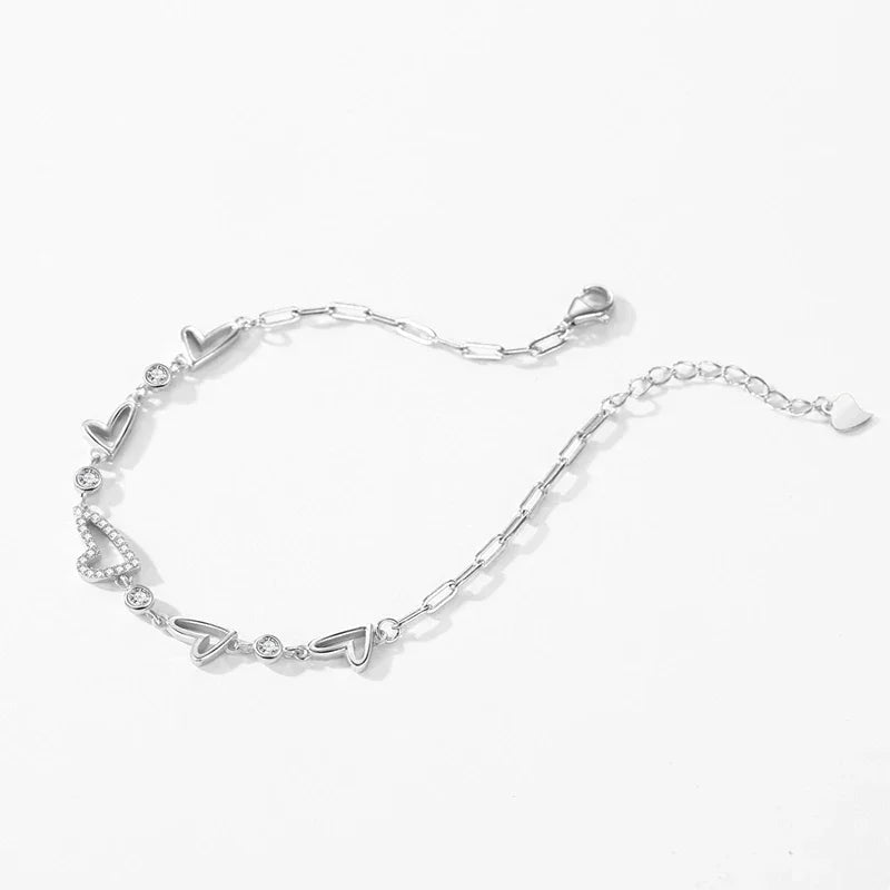 Pure Heart Sparkle Bracelet - TM & CO. JEWELS 