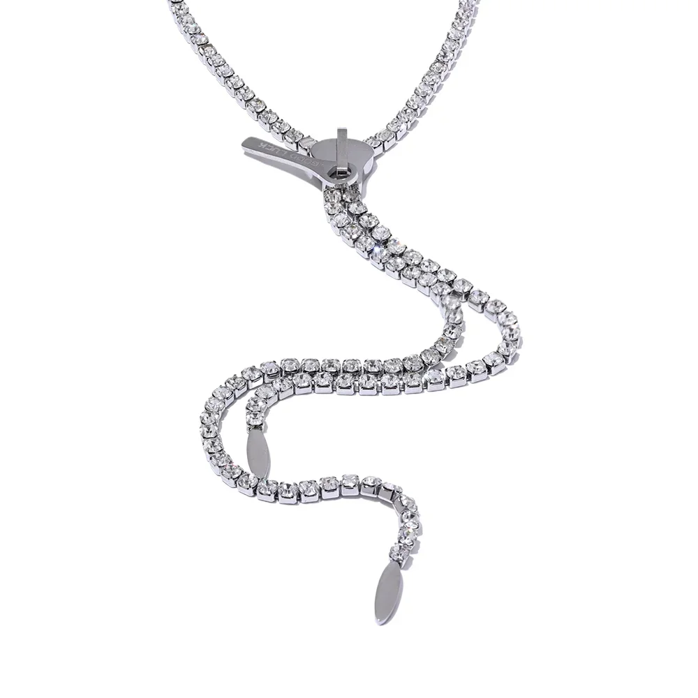 Prestige Link Stainless Cubic Elegance - TM & Co. Jewels