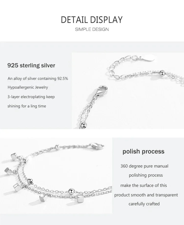 Hazel Shine Link Bracelet - TM & CO. JEWELS 