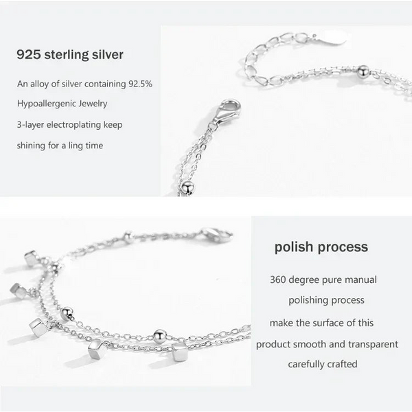 Hazel Shine Link Bracelet - TM & CO. JEWELS 