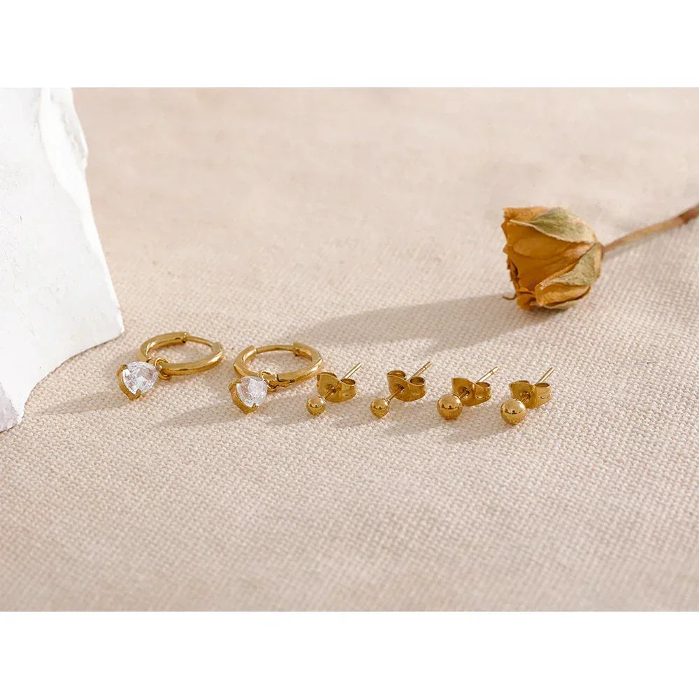 Crystal Rain Earrings - TM & CO. JEWELS 