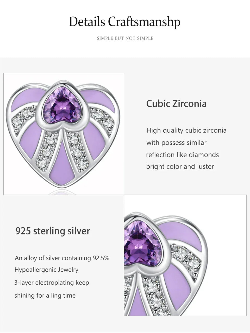 Violet Enchant Earrings - TM & Co. Jewels