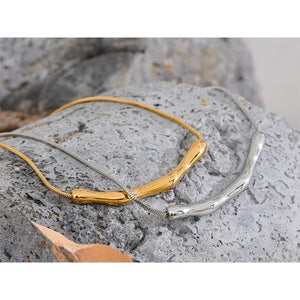 Golden Flow Necklace - TM & Co. Jewels