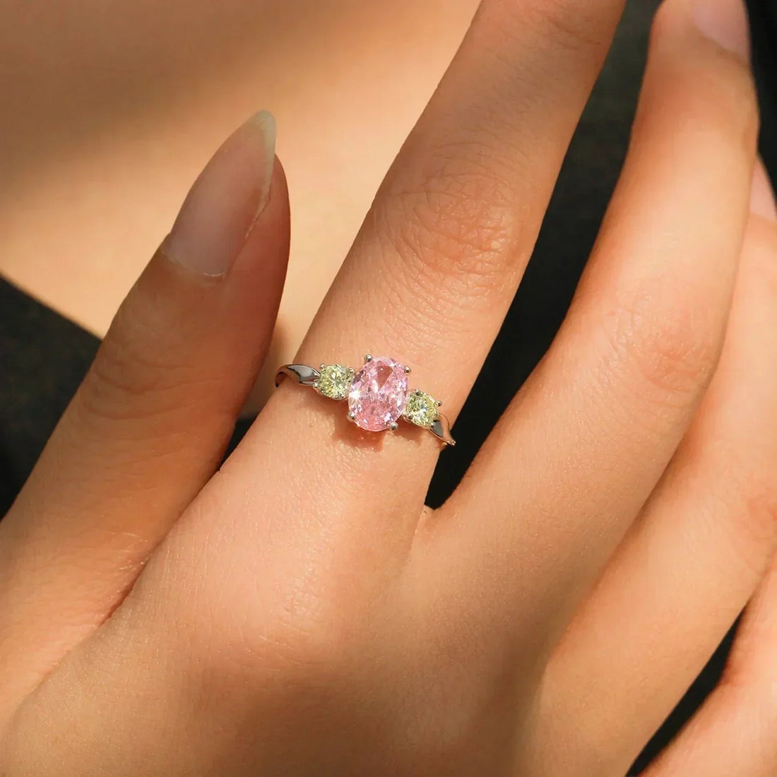 Emerald Rose Zirconia Ring - TM & Co. Jewels