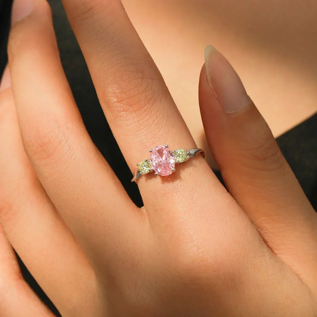 Emerald Rose Zirconia Ring - TM & Co. Jewels