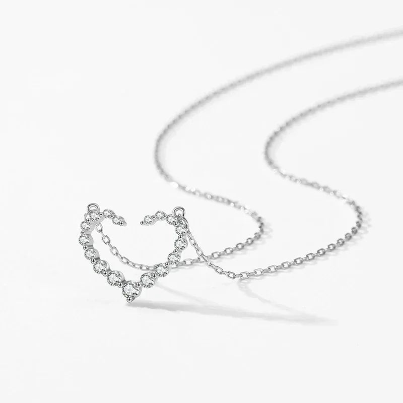 Crystal Heartbeat Necklace - TM & Co. Jewels