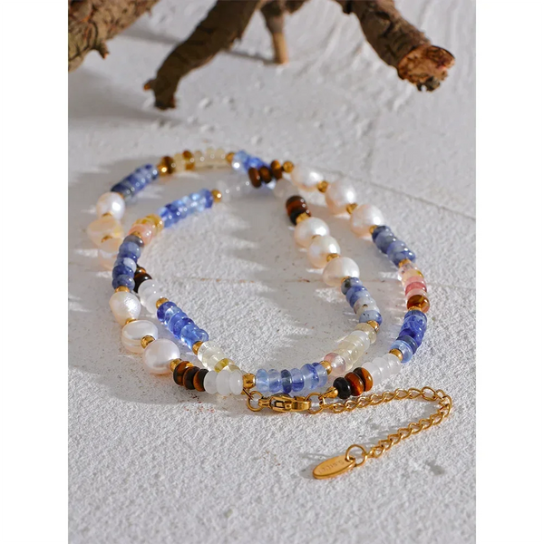 Azure Pearl Tapestry - TM & CO. JEWELS 