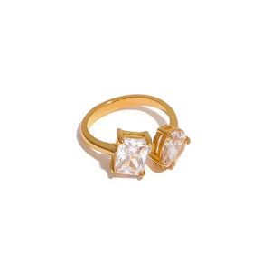 Aqua Aurora Charm Ring - TM & CO. JEWELS 