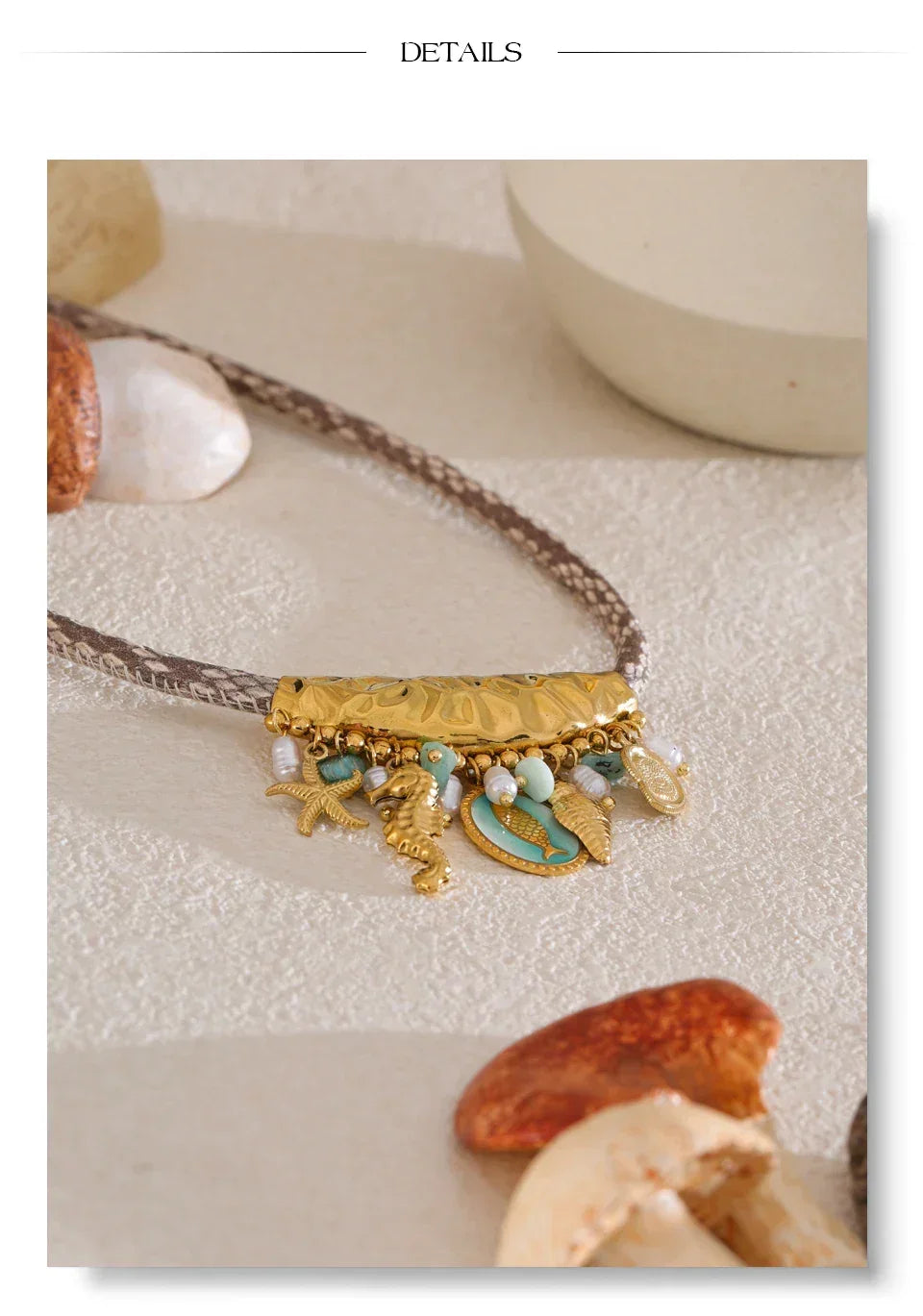 Seashell Serenity Necklace - TM & CO. JEWELS 