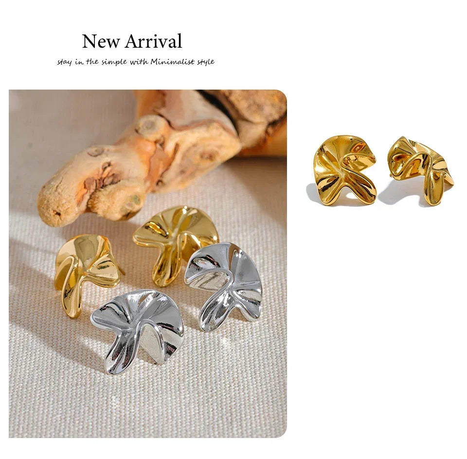 Textured Bloom Studs - TM & Co. Jewels