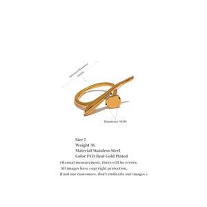 Classy Gold Minimalist Ring - TM & Co. Jewels