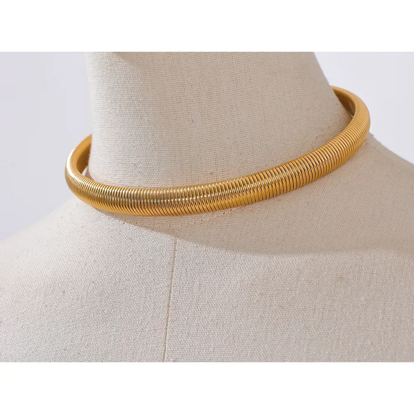Eternal Elegance Thick Elastic Torque - TM & Co. Jewels
