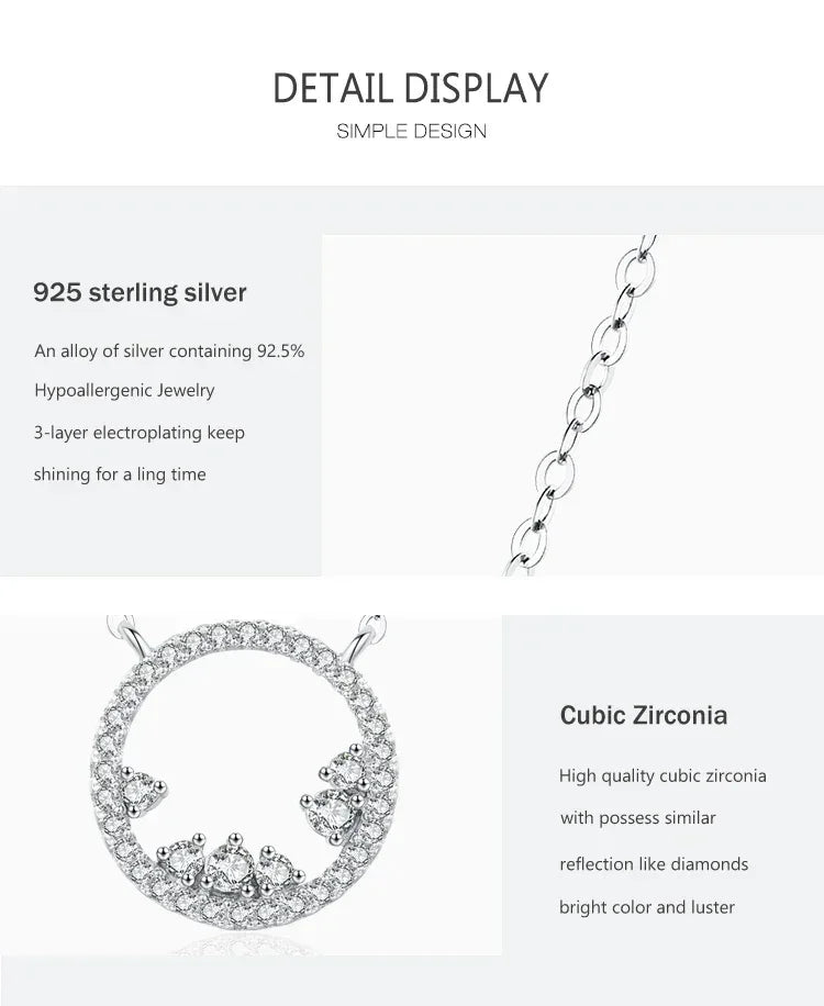 Aurora Circle Pendant - TM & CO. JEWELS 