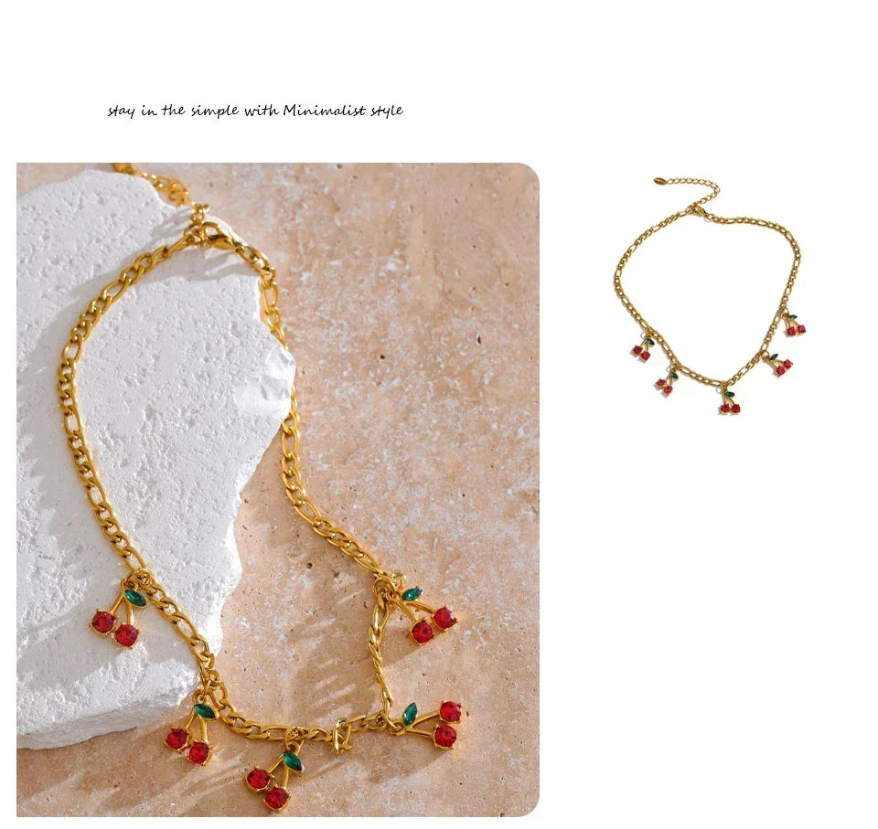 Blushing Cherry Set - TM & CO. JEWELS 