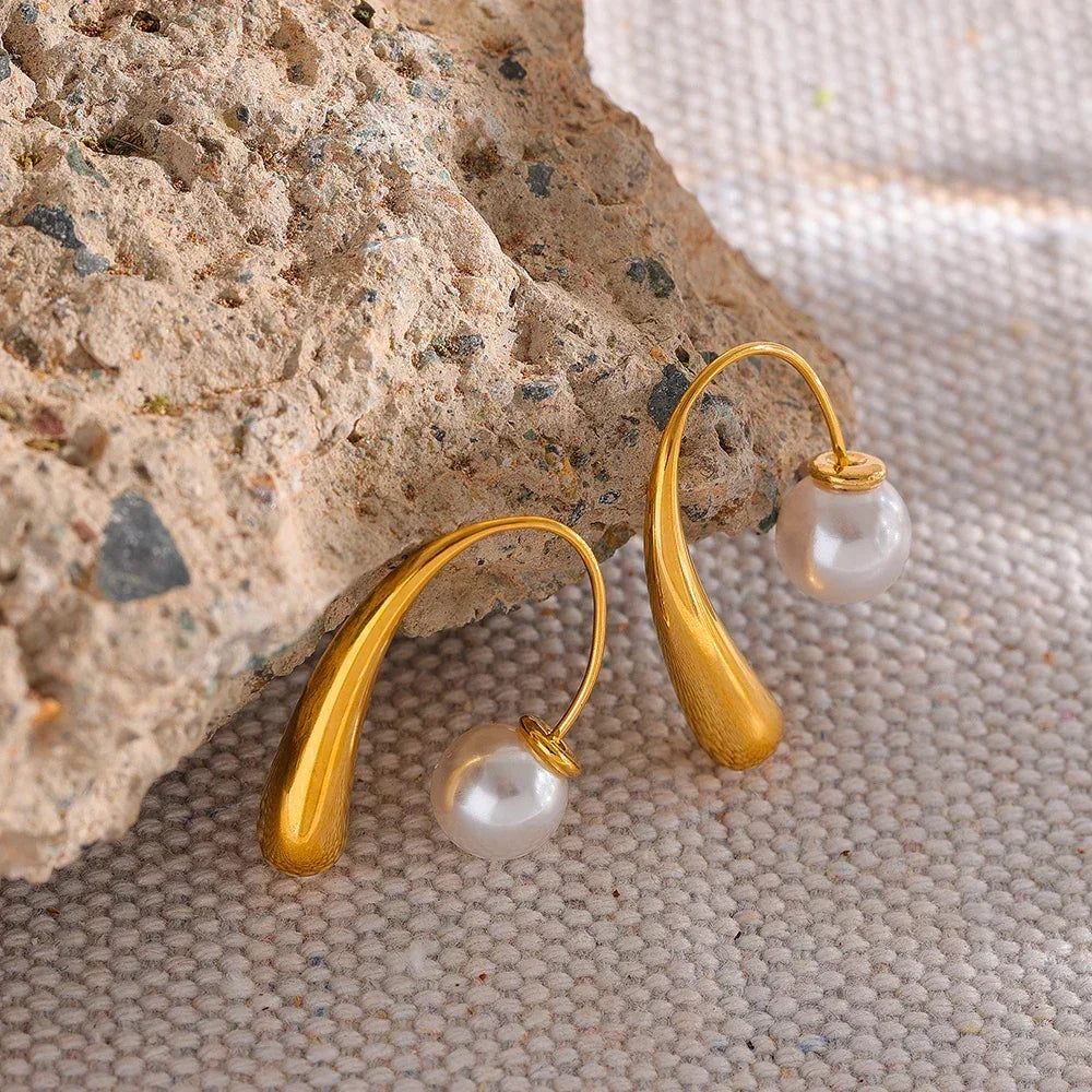 Halo Pearl Drops - TM & Co. Jewels
