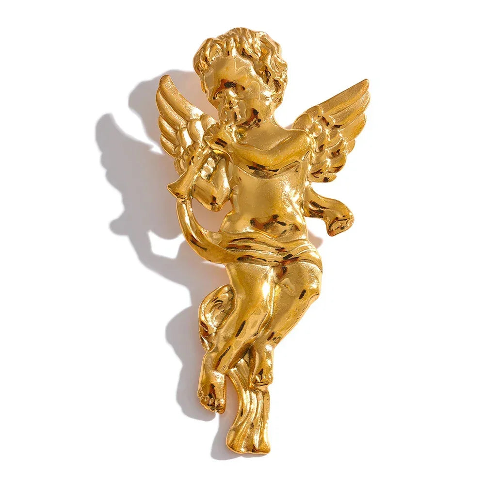 Angelic Trumpet Pin - TM & CO. JEWELS 