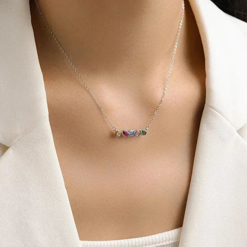 Spectrum Shine Necklace - TM & CO. JEWELS 