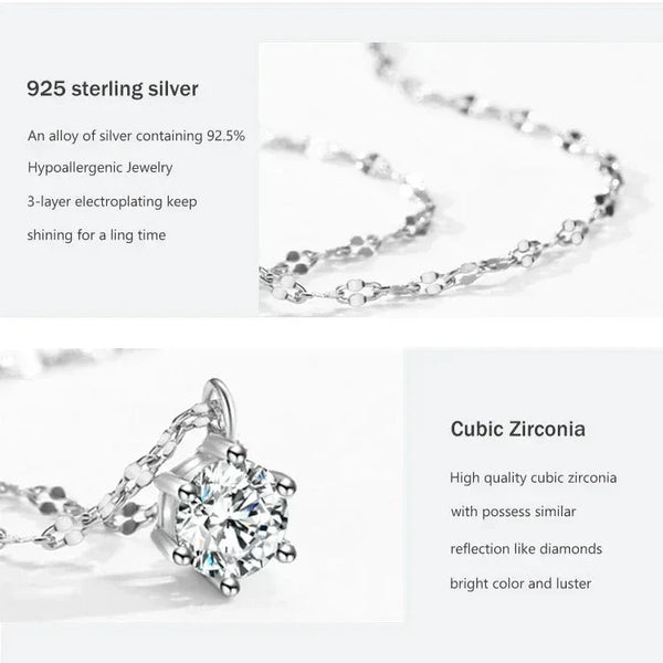 Ethereal CZ Chain Necklace - TM & CO. JEWELS 