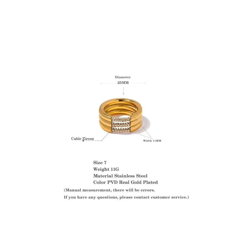 Radiant Layers Ring - TM & Co. Jewels