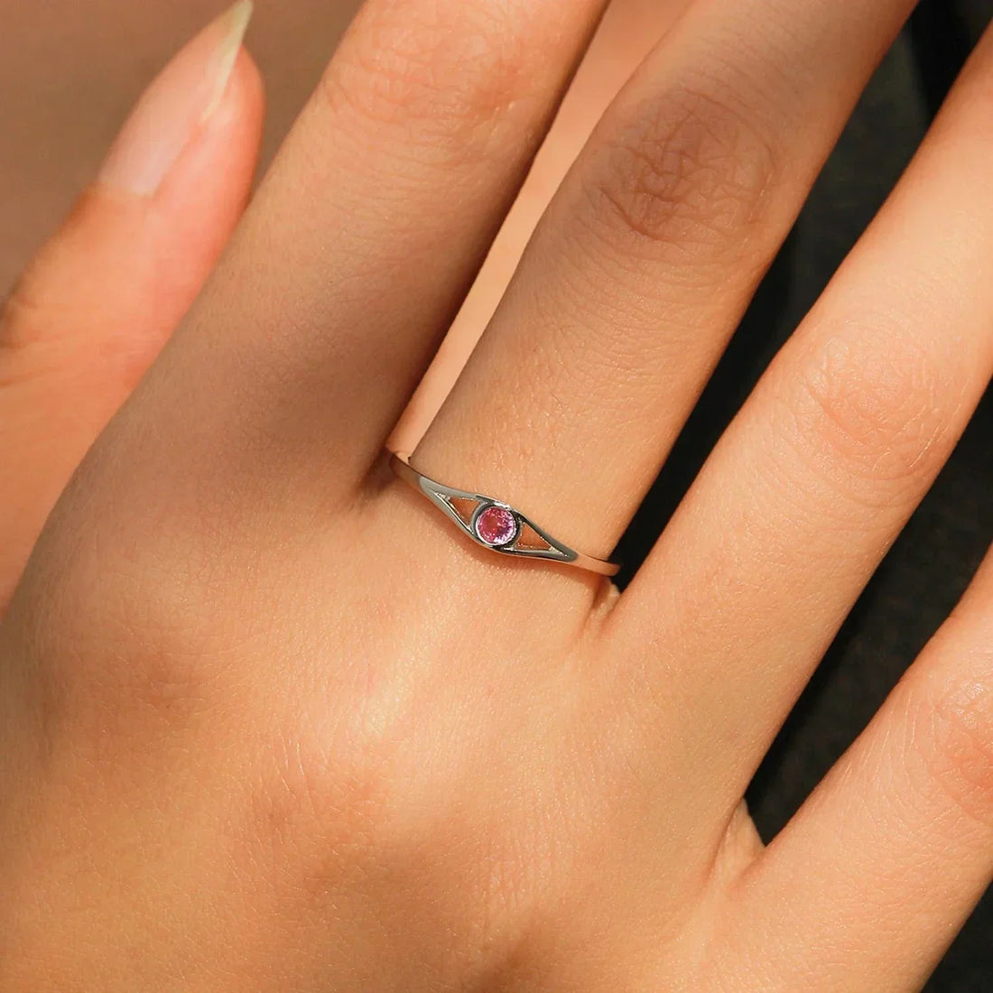 Ruby Bliss Silver Ring - TM & Co. Jewels