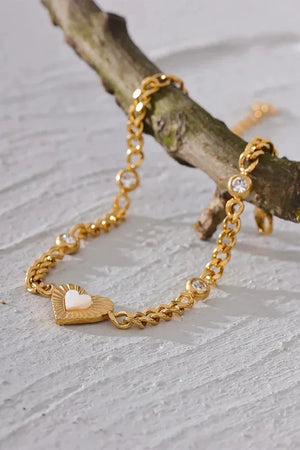 Mermaid Luxe CZ Shell Bracelet - TM & Co. Jewels
