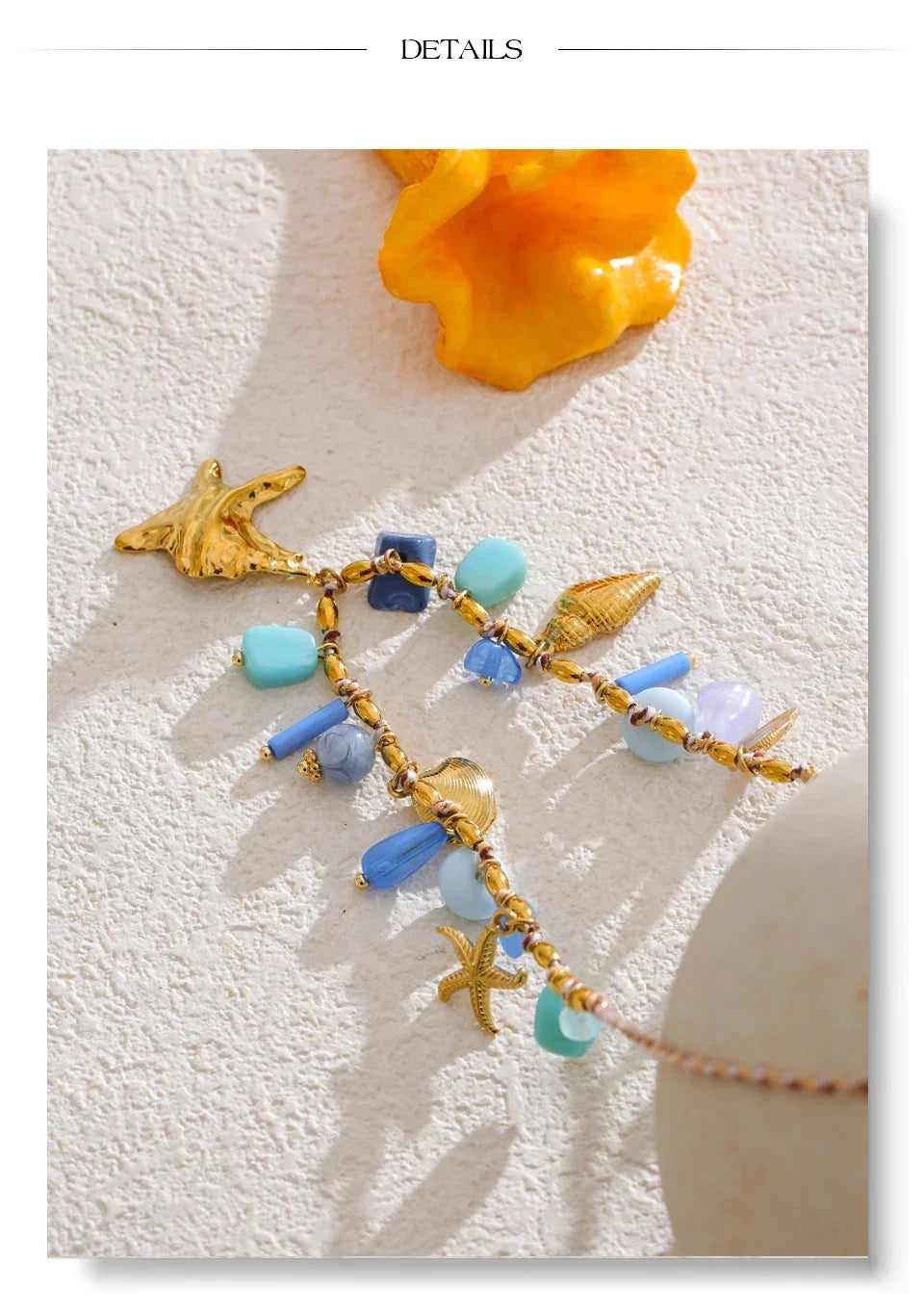 Starfish Kisses Charm Necklace - TM & CO. JEWELS 