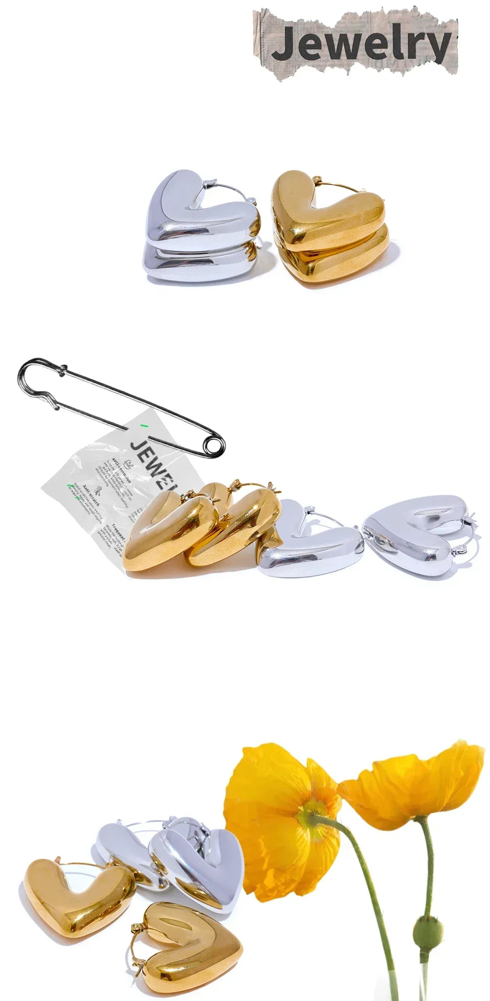 Eternal Love Chunky Hoops - TM & Co. Jewels